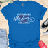 Just a girl who loves bulldogs - V3 - Elegant Text T-Shirt